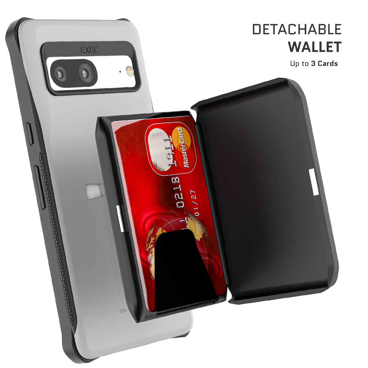 Google Pixel 7 Wallet Phone Case Credit Card Holder