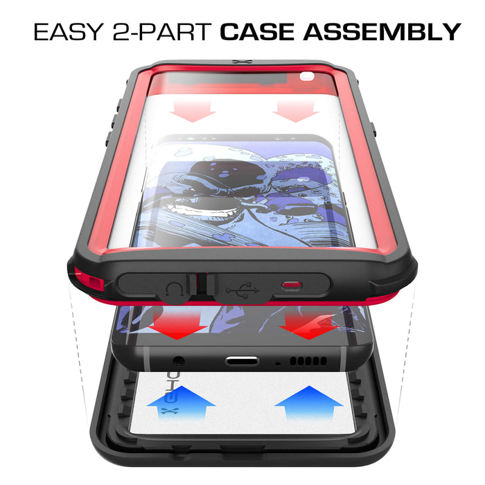 Galaxy S8 Red Waterproof Case